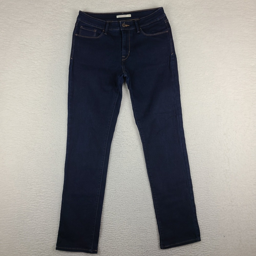 Levi's Jeans Womens 10 30x32 Blue Mid Rise Skinny Dark Wash Denim